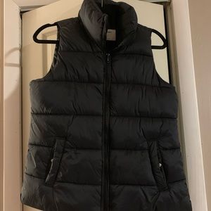 Black Puffer Vest
